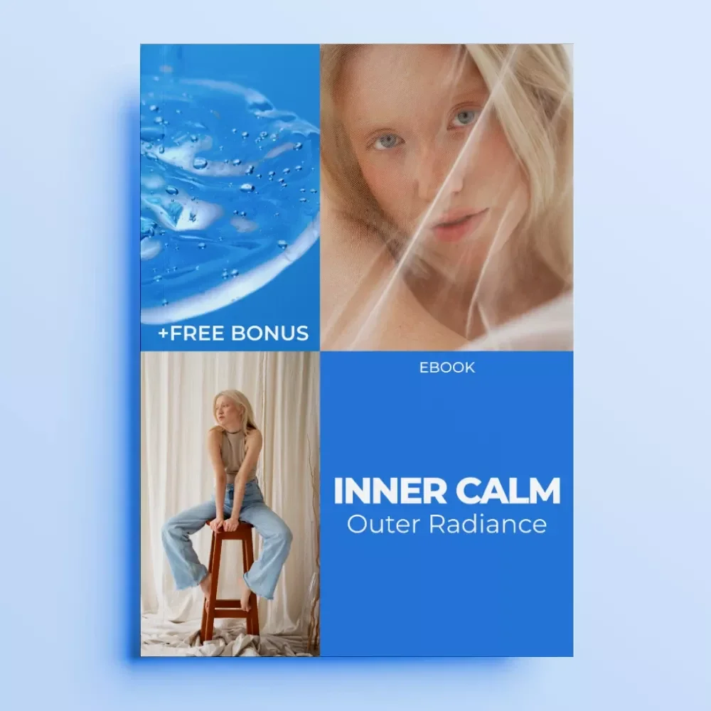 Inner Calm, Outer Radiance – Stress & Beauty Guide for Glowing Skin, Healthy Hair, and Stress-Resilient Daily Routines | Digital Download eBook
