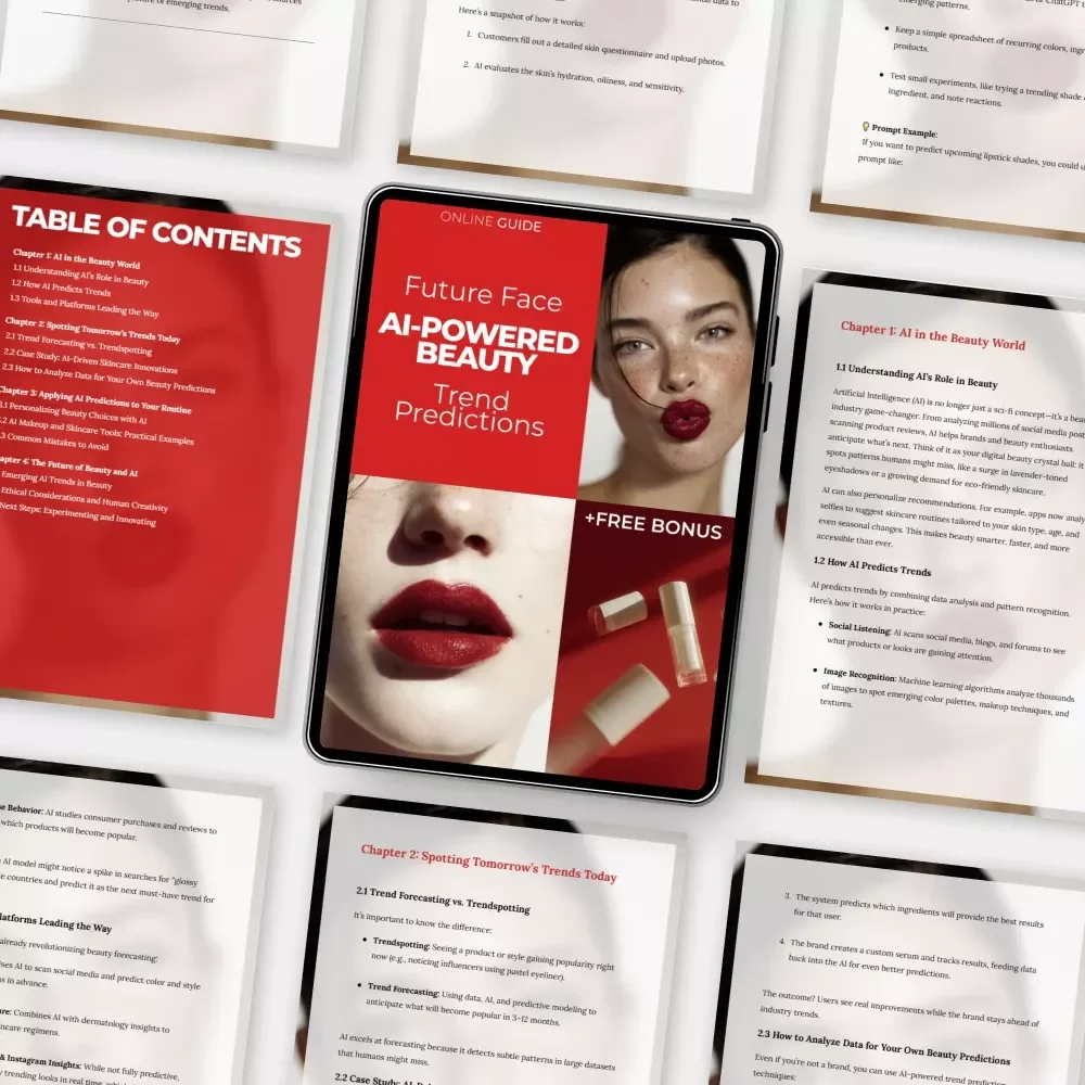 Future Face: AI-Powered Beauty Trend Predictions | AI Beauty Trend Predictions Guide for Skincare, Makeup & Digital Beauty Innovation