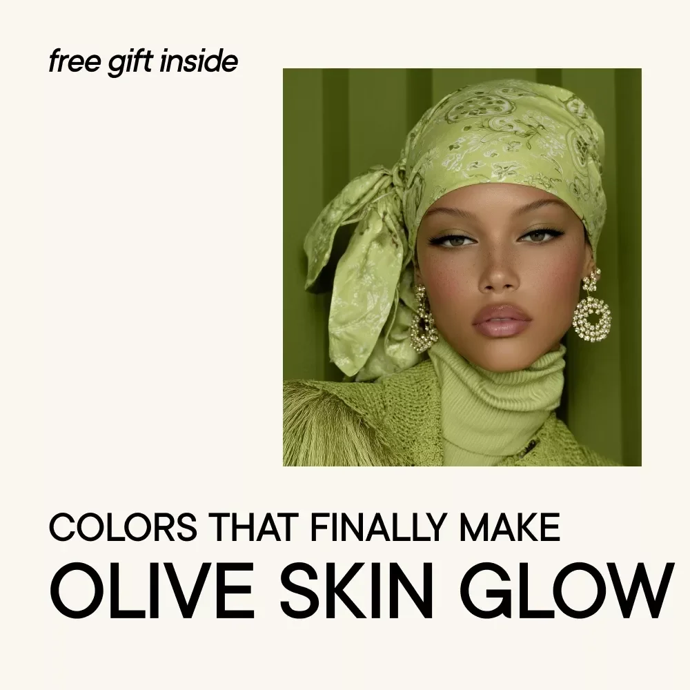 Colors That Finally Make Olive Skin Glow | Olive Skin Tone Color Guide eBook | Best Clothing Colors, Makeup & Wardrobe Palette Digital Download