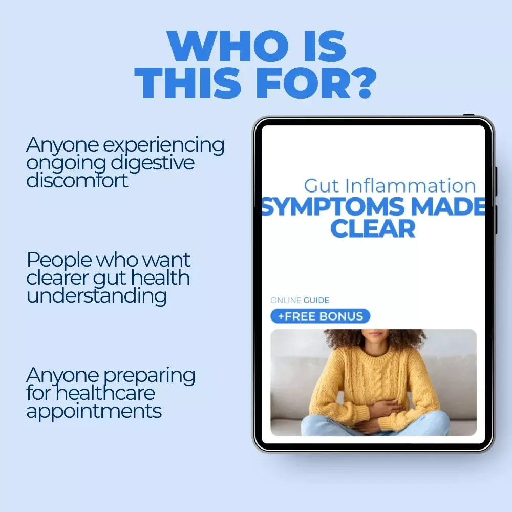 Gut Inflammation Symptoms Made Clear – Easy-to-Follow Guide to Understanding Gut Inflammation Symptoms, Digestive & Whole-Body Clues, Practical Healing Steps