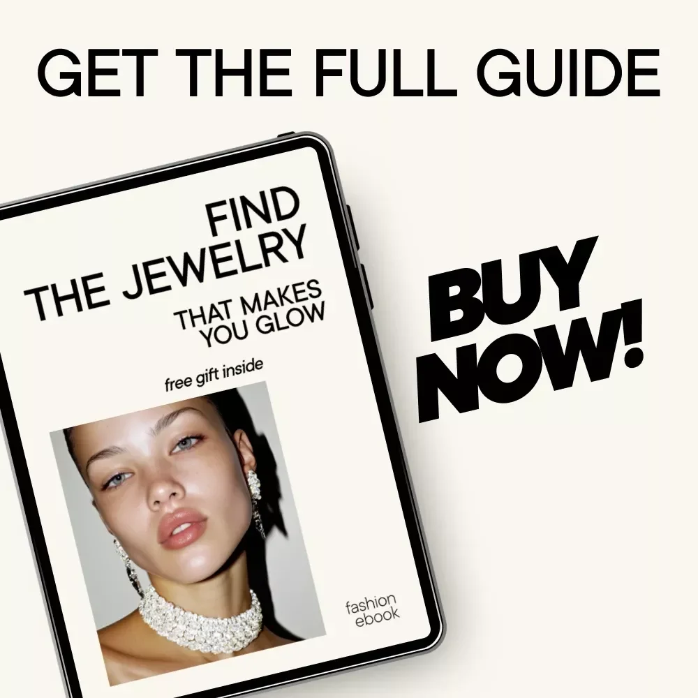Find the Jewelry That Makes You Glow – Jewelry Guide eBook & Checklist, Skin Undertone Gold vs Silver Digital Download