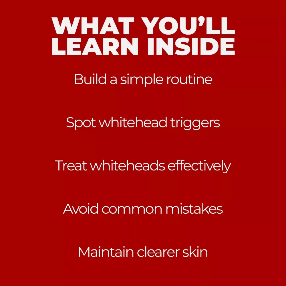 Whitehead-Free: Your Path to Clear Skin – Practical Skincare for Whiteheads Guide, Daily Routines, Treatments & AI Skin Tips