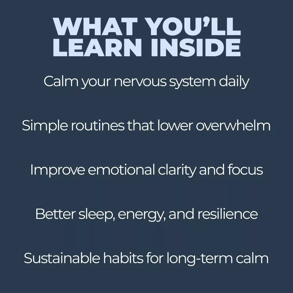 Finding Your Calm Again – Stress Management Guide, Anxiety Relief eBook, Mindfulness & Emotional Balance Digital Download