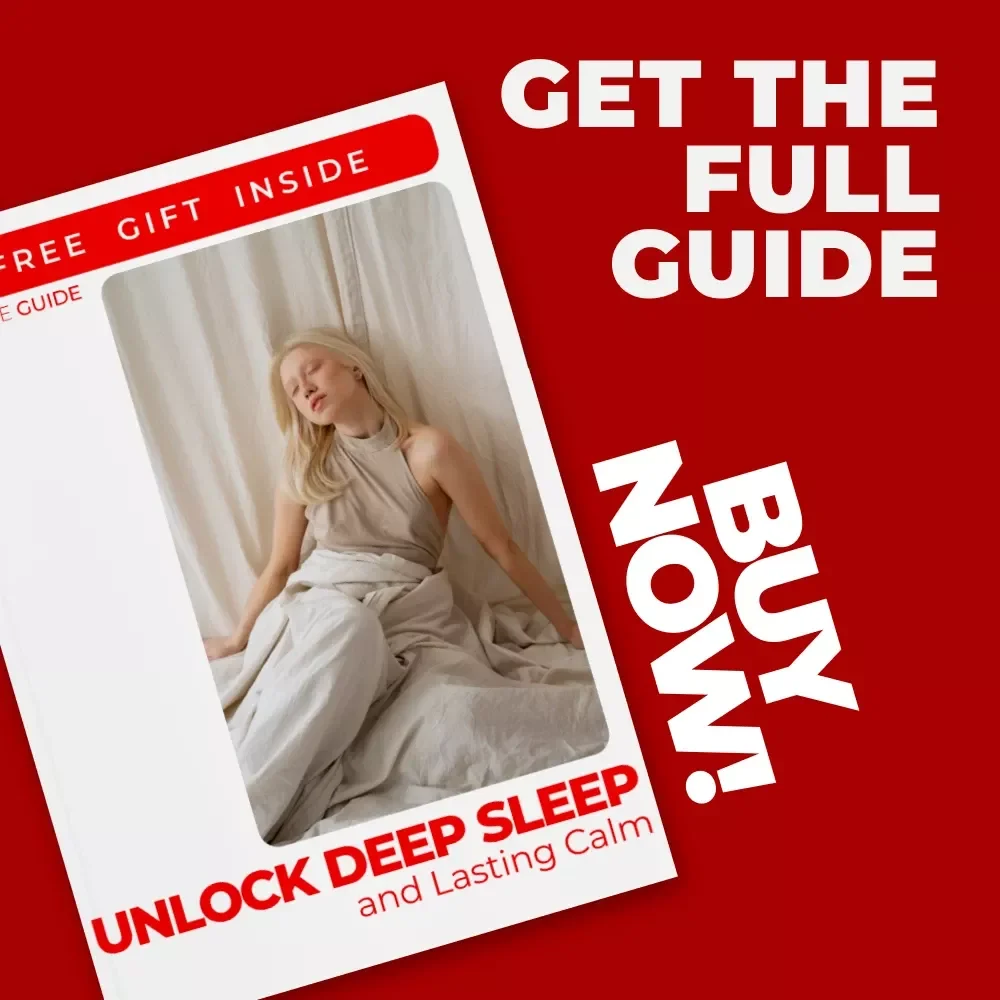 Unlock Deep Sleep and Lasting Calm | Stress Relief Sleep Guide, Digital eBook for Anxiety, Nighttime Relaxation & Restorative Sleep