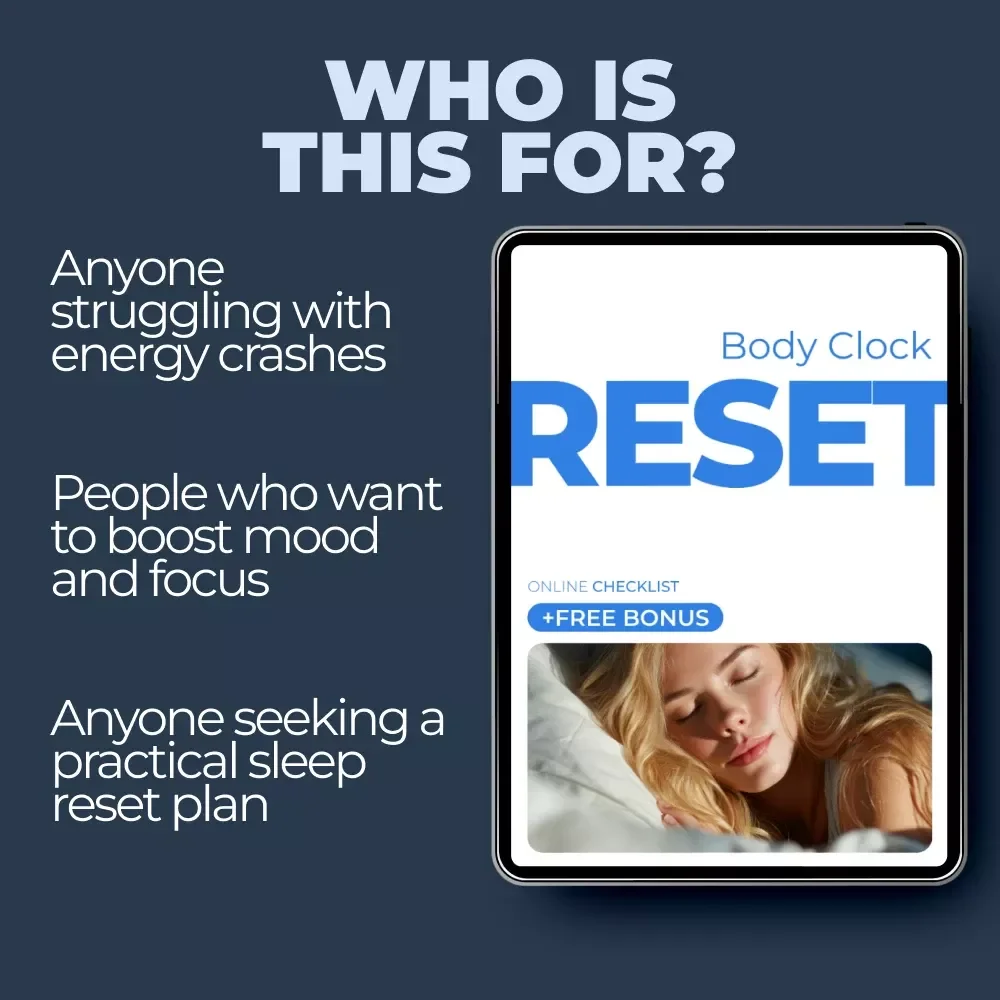 Body Clock Reset: Your Ultimate Guide to Mastering Sleep, Mood, & Energy Rhythms