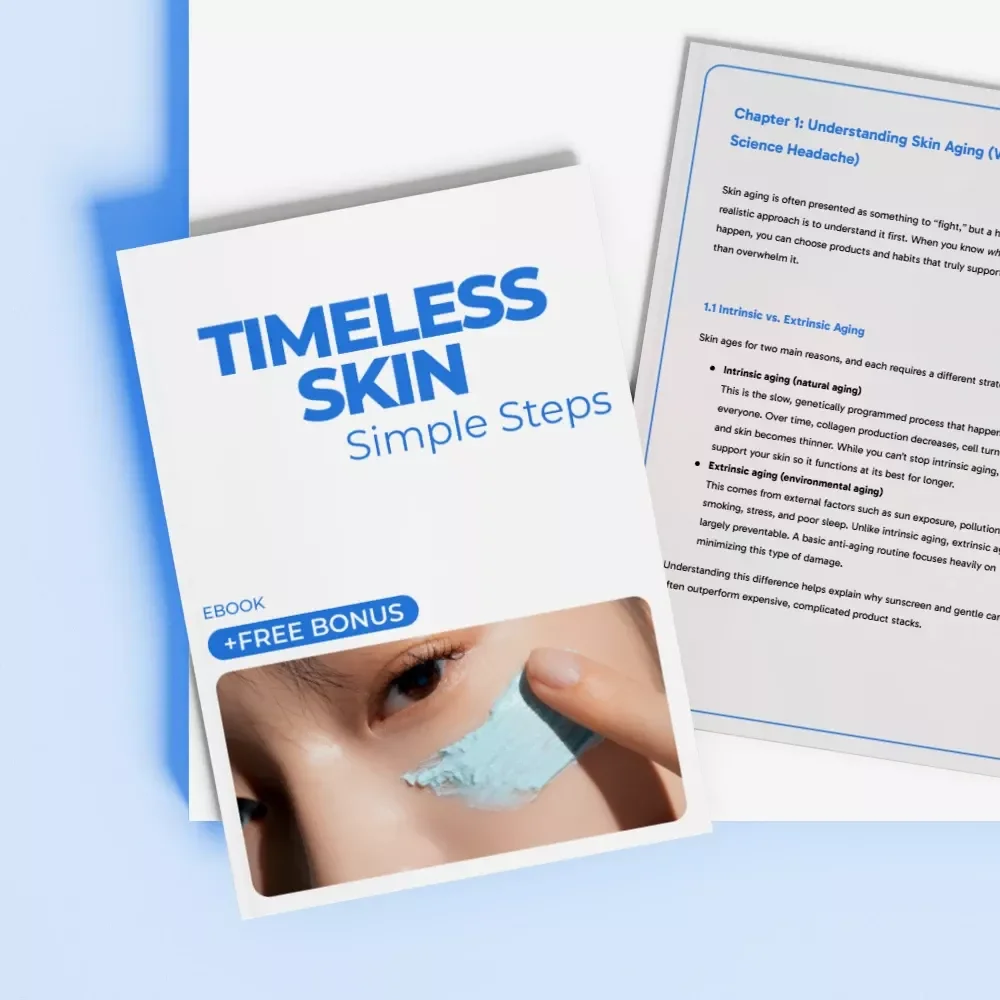 Timeless Skin, Simple Steps: Your Essential Anti-Aging Routine Guide for Healthy, Ageless Skin