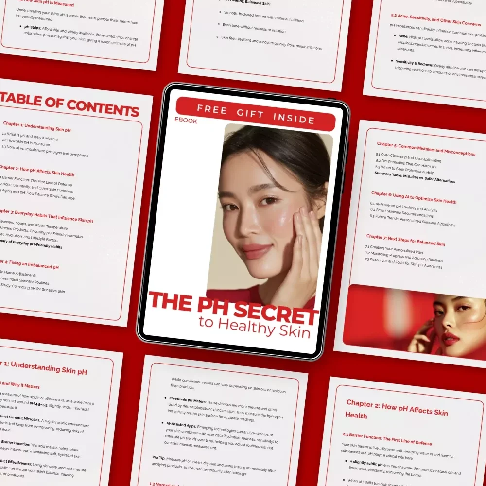 The pH Secret to Healthy Skin – pH Balance Guide for Glowing Skin, Smart Skincare Science & How to Check Skin Ingredient Safety