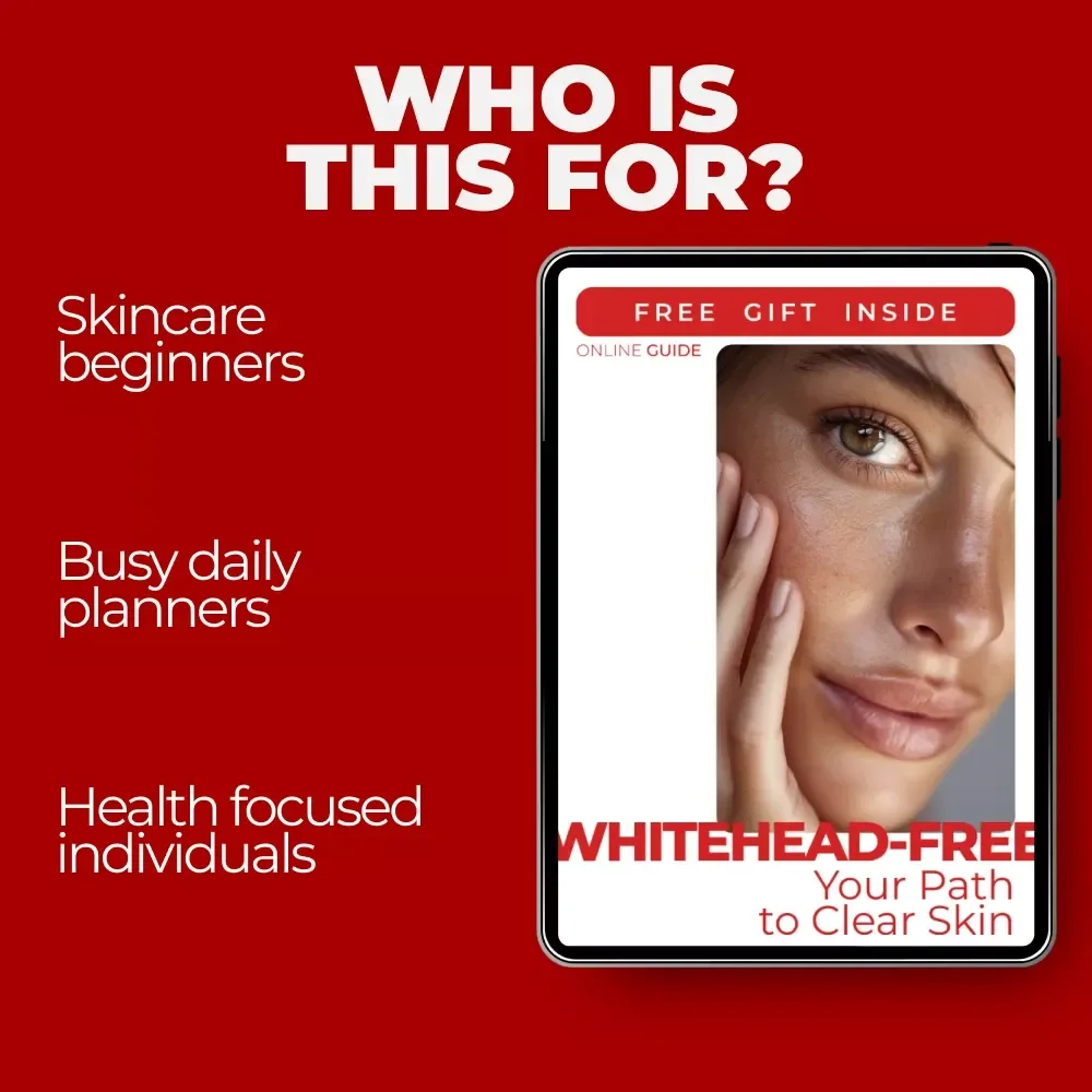 Whitehead-Free: Your Path to Clear Skin – Practical Skincare for Whiteheads Guide, Daily Routines, Treatments & AI Skin Tips