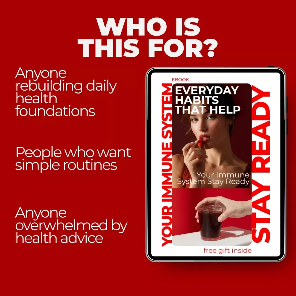 Everyday Habits That Help Your Immune System Stay Ready | Practical Ebook for Immune System Support Habits, Daily Routines, Stress, Sleep & Gut Health Guide