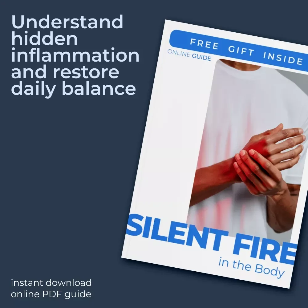 Silent Fire in the Body – A Practical Guide to Understanding Low-Grade Inflammation, Everyday Symptoms, and AI Prompts for Balance & Well-Being (Digital Download)