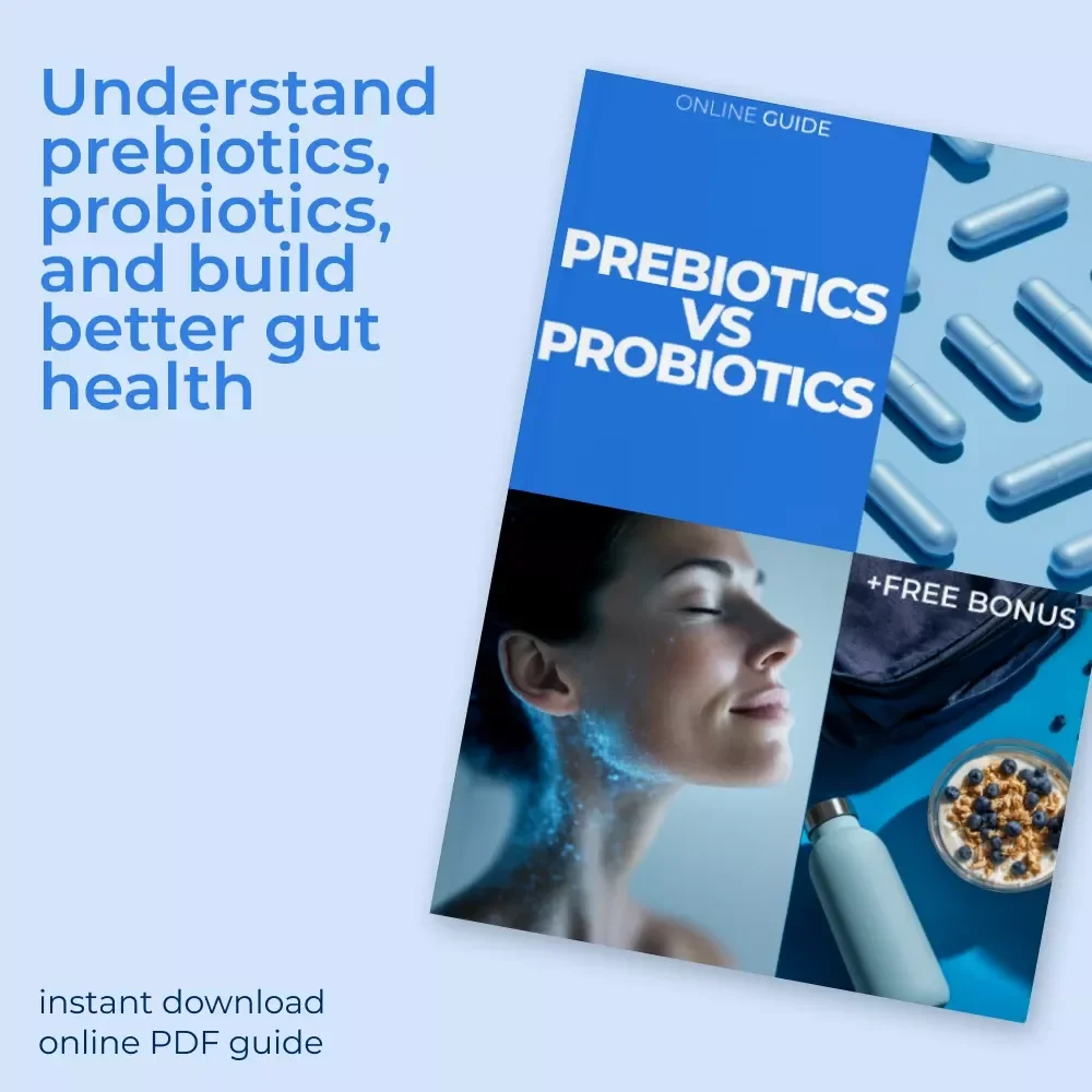 Prebiotics vs Probiotics Guide | Gut Health Explained Simply | Prebiotic vs Probiotic Benefits Digital Download