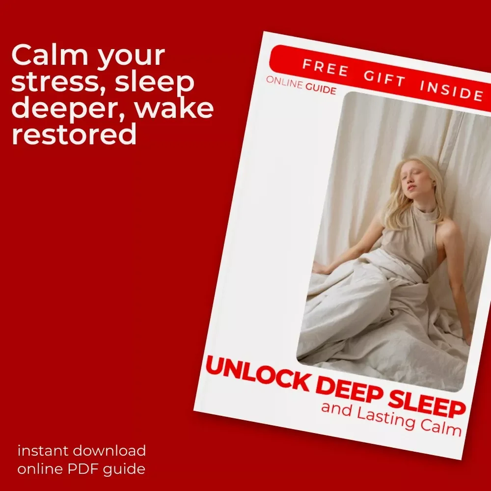 Unlock Deep Sleep and Lasting Calm | Stress Relief Sleep Guide, Digital eBook for Anxiety, Nighttime Relaxation & Restorative Sleep