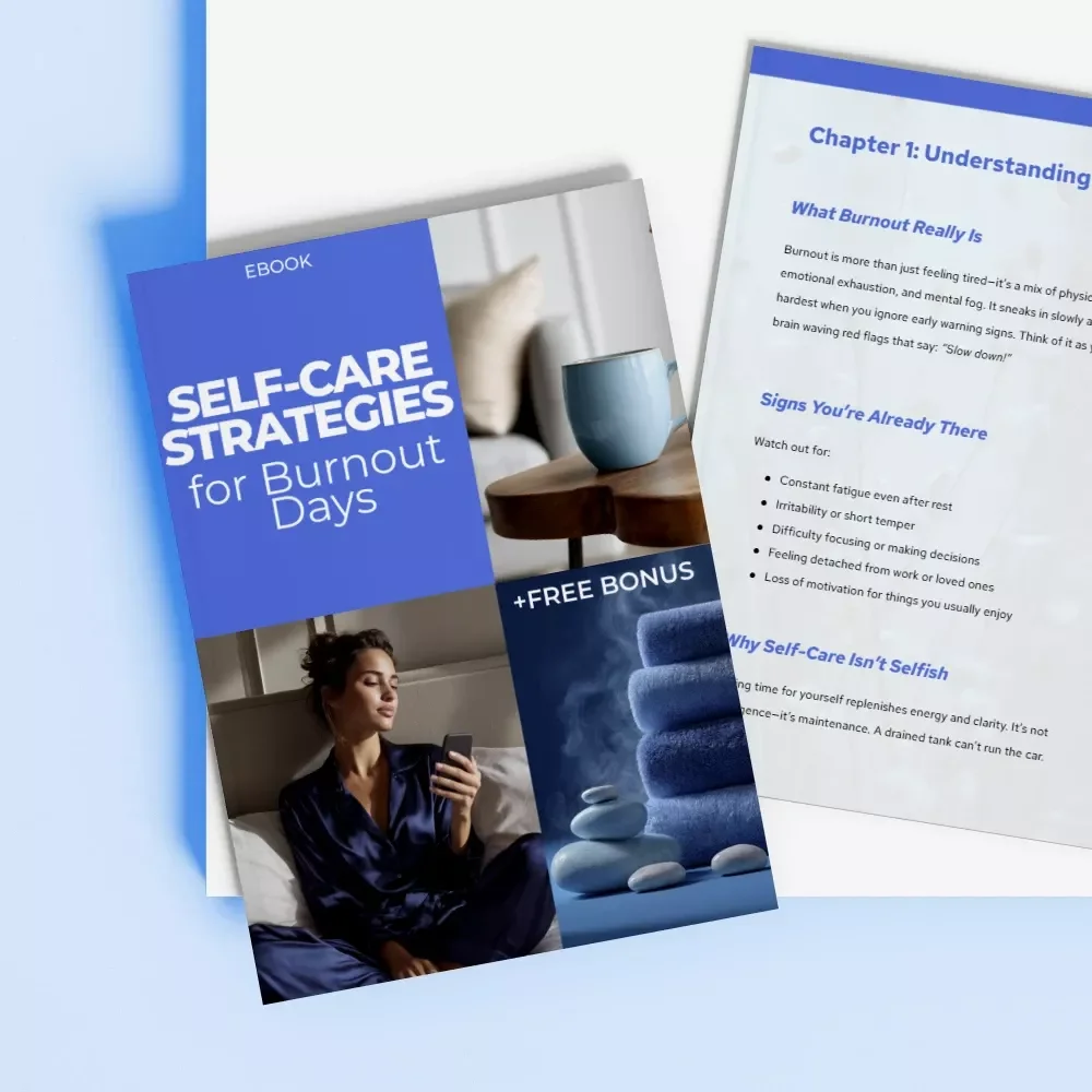 Self-Care Strategies for Burnout Days | Practical Ebook for Mind, Body & Balance | self care for burnout days
