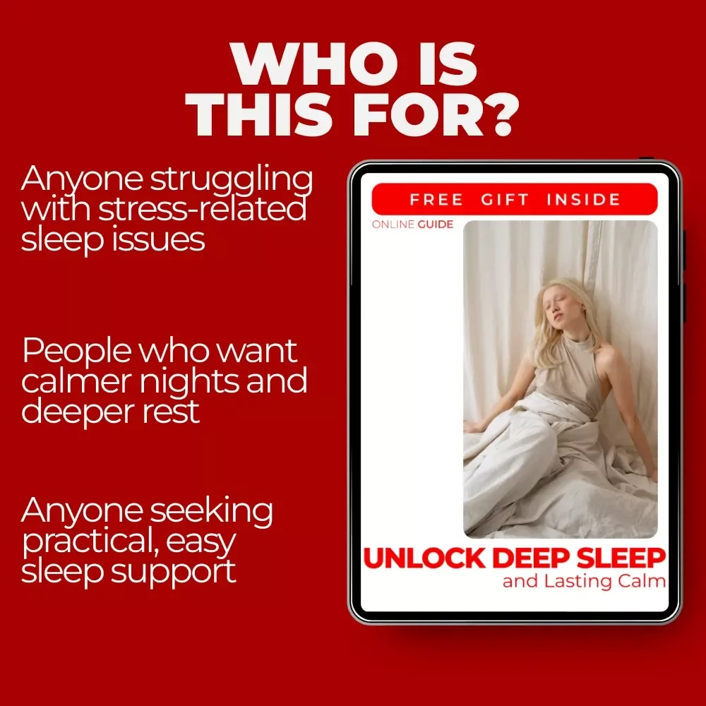 Unlock Deep Sleep and Lasting Calm | Stress Relief Sleep Guide, Digital eBook for Anxiety, Nighttime Relaxation & Restorative Sleep