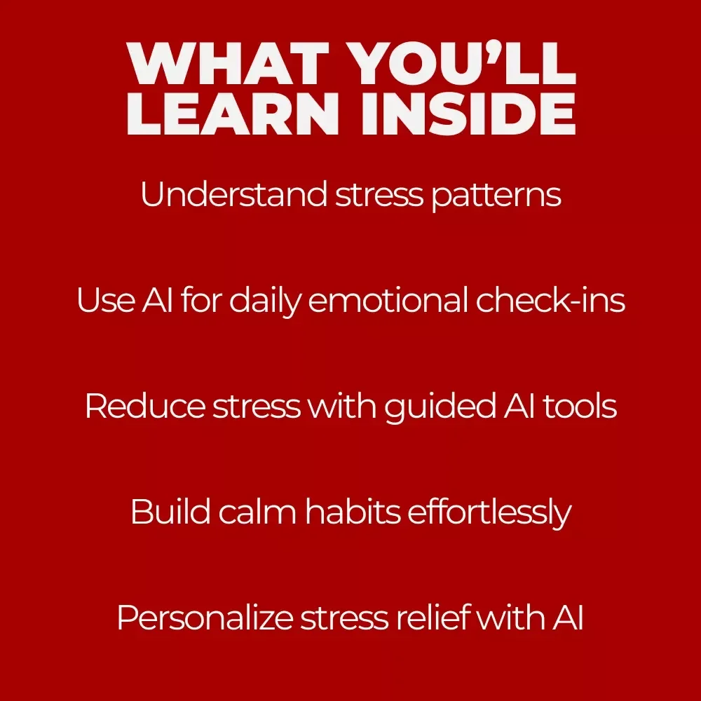Using AI to Track and Ease Stress – Practical Guide for ai stress tracking and relief, Digital Download for Mindfulness, Calm, and Modern Self-Care