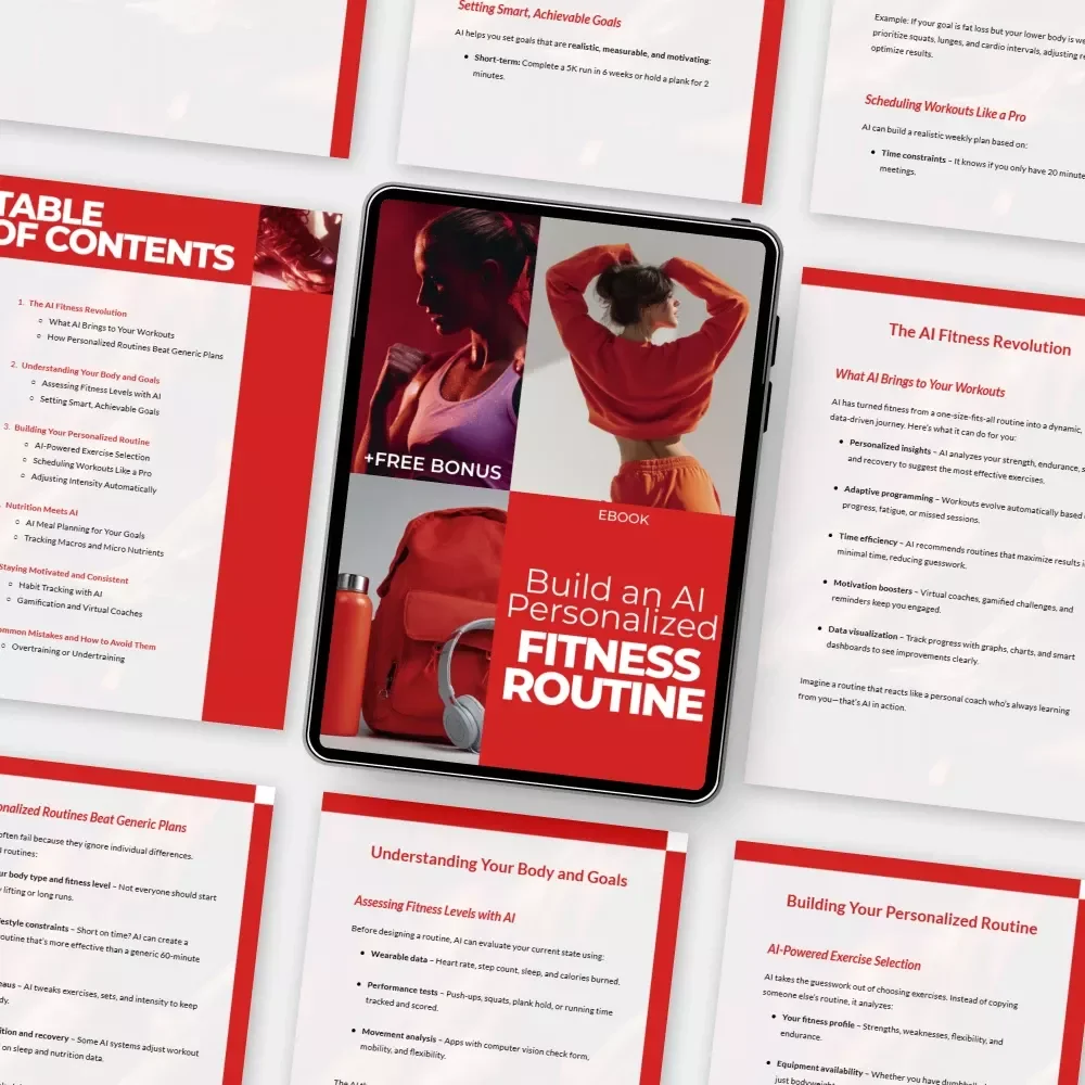 Build an AI Personalized Fitness Routine | Smart Workout & Nutrition eBook | ai personalized fitness routine Guide for Modern Training