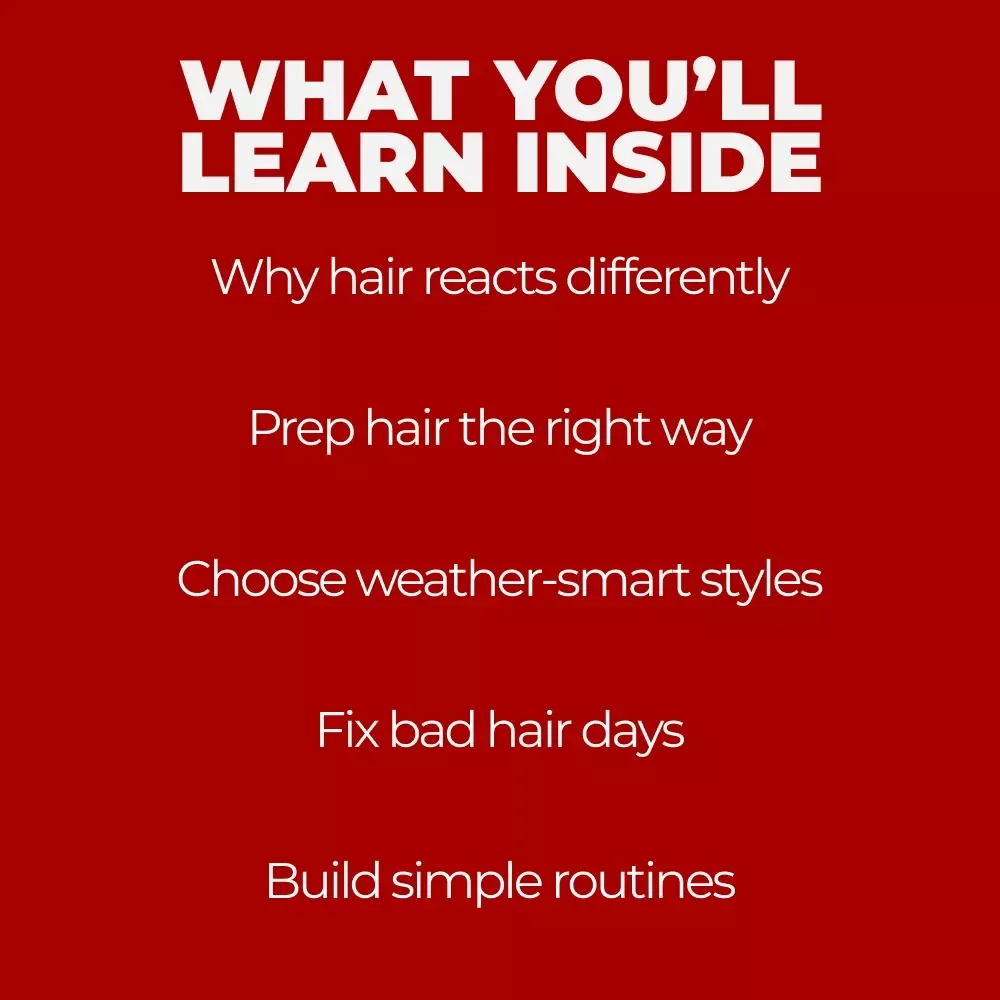 Good Hair Days – A Humidity-Proof Hair Survival eBook | Real Hair Styling Tips for Humidity, Frizz Control & Consistent Results
