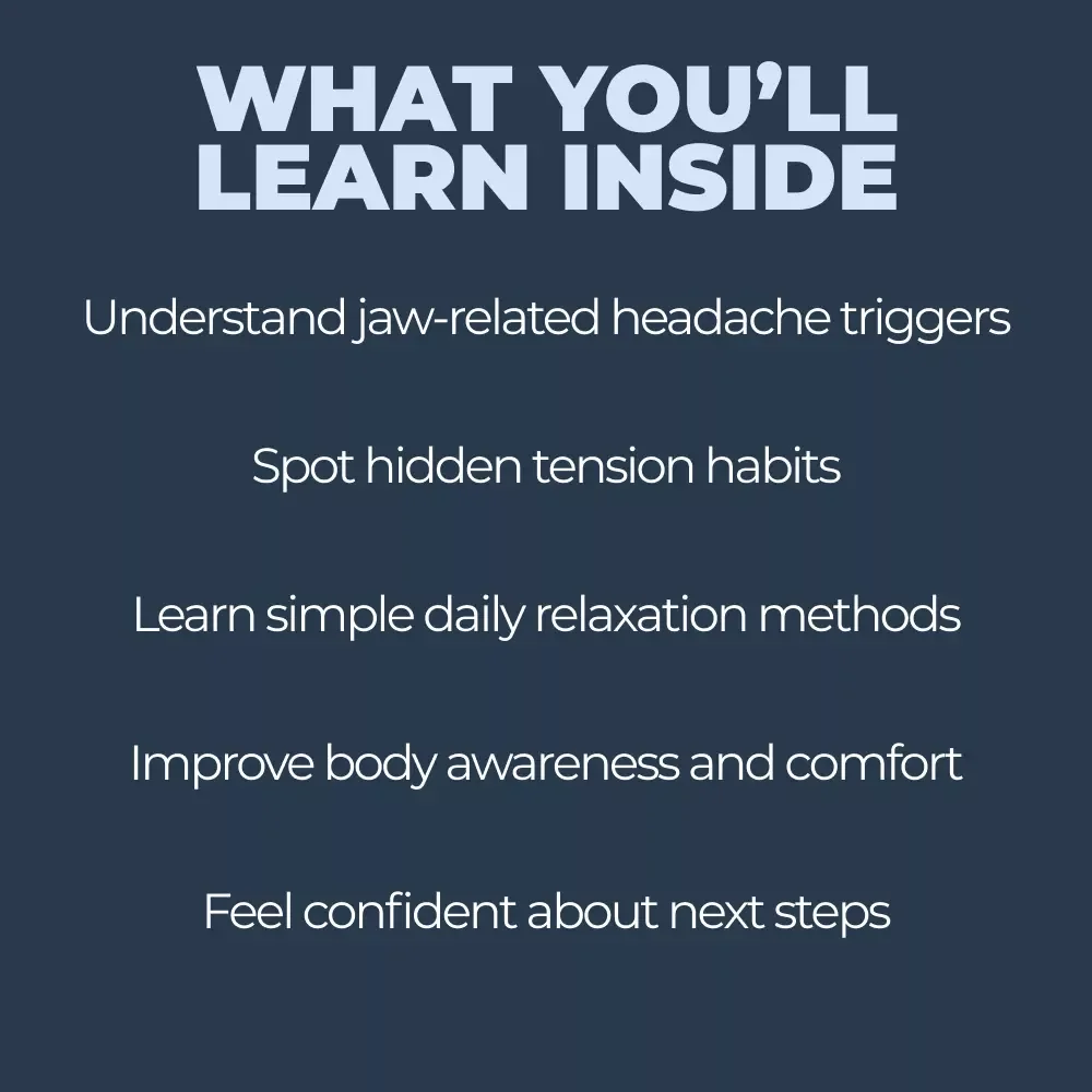 Jaw Tension, Hidden Headaches – A Practical Guide to Jaw Tension and Headaches Relief, Awareness, and Daily Comfort