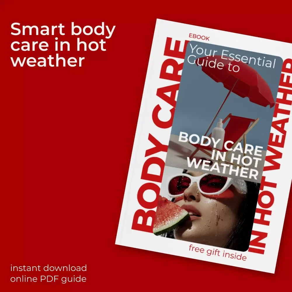 Your Essential Guide to Body Care in Hot Weather | Practical Summer Wellness eBook, Daily Heat Care Routine, Skin, Hydration & Sun Protection Guide