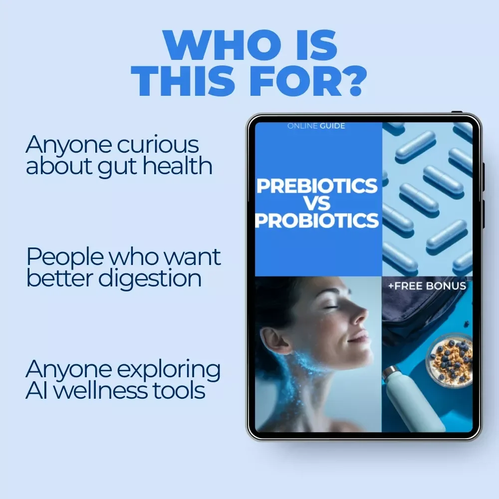 Prebiotics vs Probiotics Guide | Gut Health Explained Simply | Prebiotic vs Probiotic Benefits Digital Download