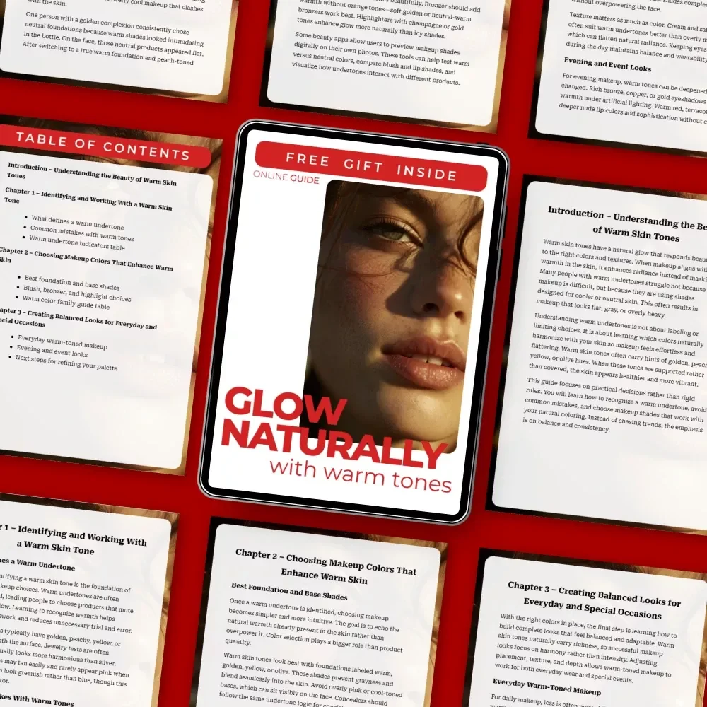 Glow Naturally With Warm Tones – A Complete Guide to Makeup for Warm Skin Tone | Digital Beauty Guide