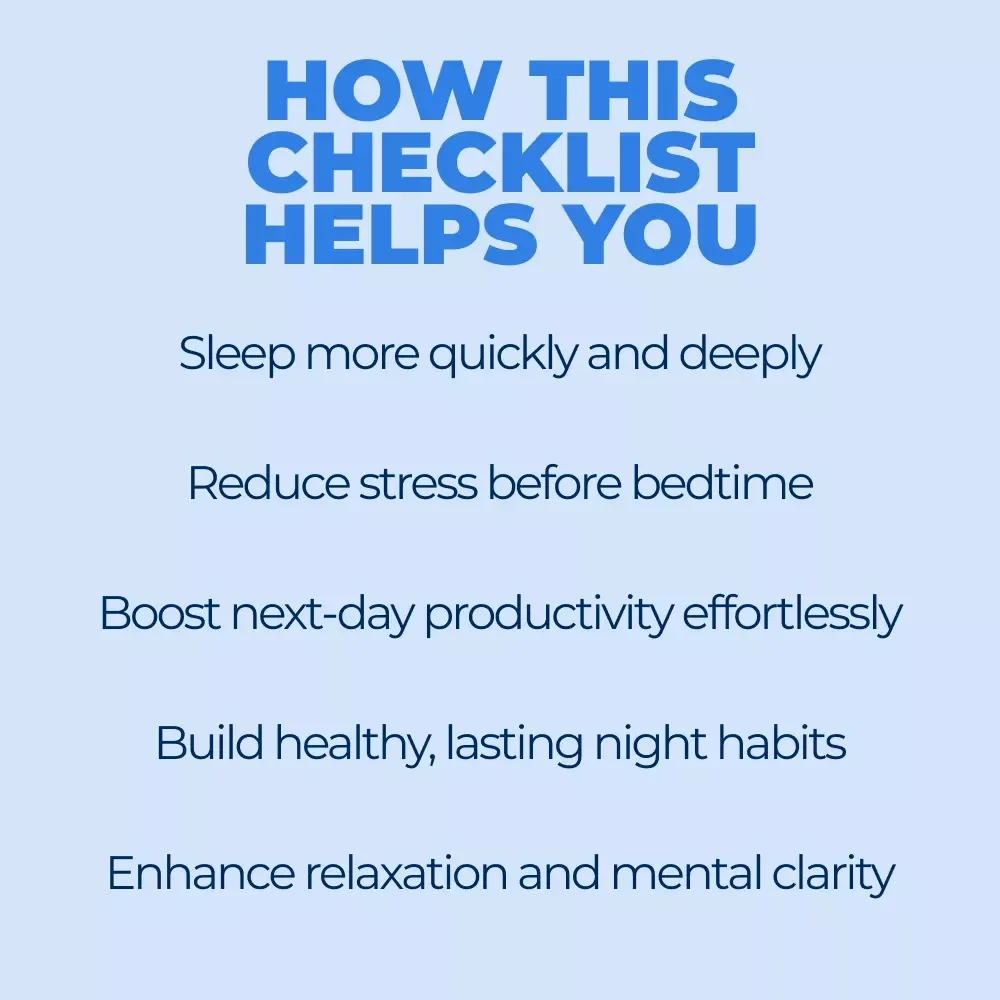10 Steps to a Consistent Evening Flow – Night Routine Consistency Tips Checklist for Better Sleep