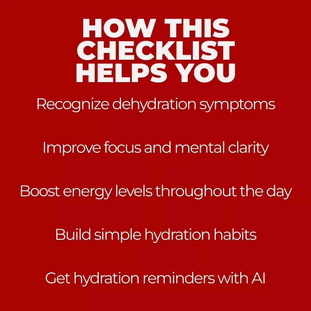 Hydration Check: The Ultimate Guide to Staying Hydrated & Boosting Your Wellness