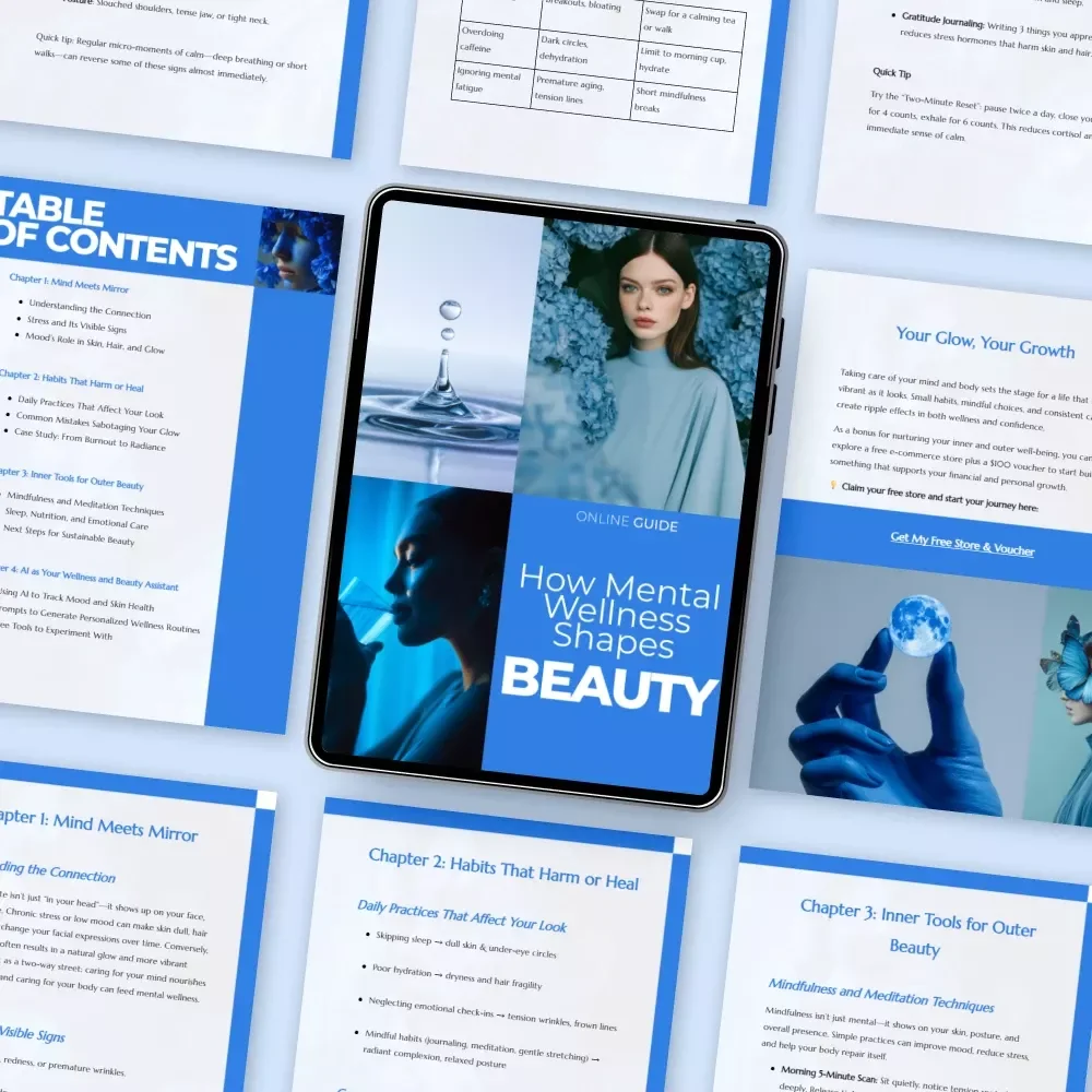How Mental Wellness Shapes Beauty – A Holistic Guide to the Mental Wellness Impact on Beauty, Inner Glow, Mindfulness, and Radiant Self-Care