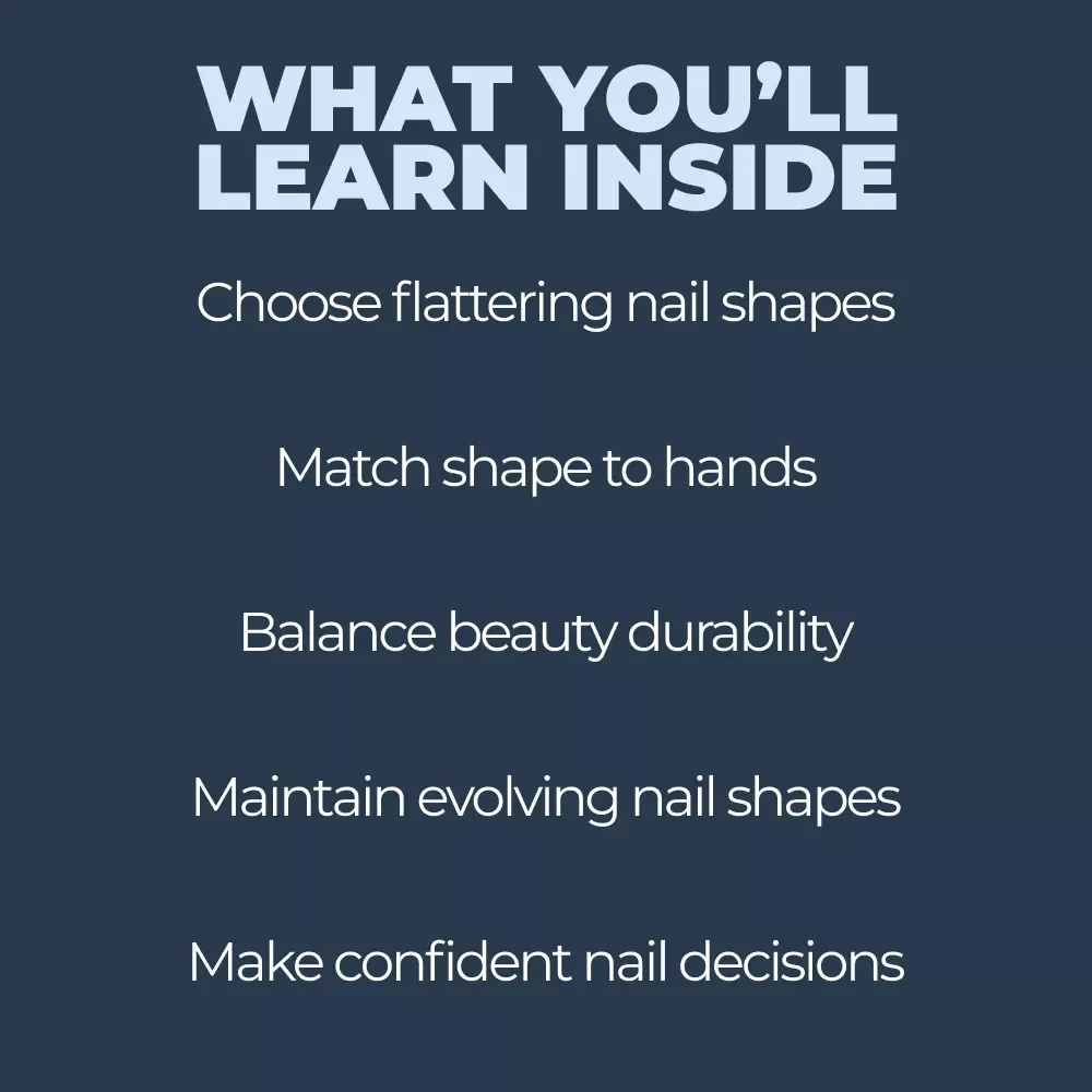 Find Your Perfect Nail Shape – Ultimate Nail Shape Guide for Flattering, Confident Hands | Digital Download