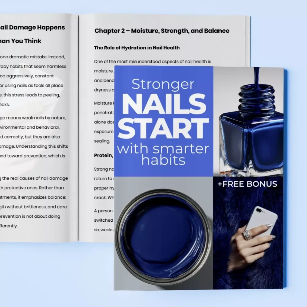 Stronger Nails Start With Smarter Habits – Practical eBook Guide with Nail Damage Prevention Tips, Daily Routines, Tools & Long-Term Nail Care Strategy