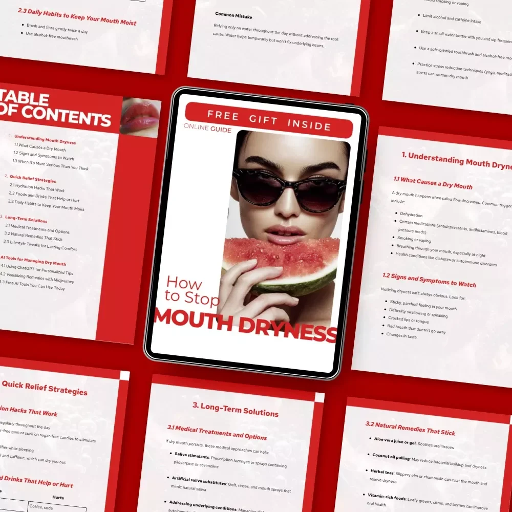 How to Stop Mouth Dryness – Practical Guide for Everyday Relief, Mouth Dryness What to Do Solutions, Simple Habits & Long-Term Comfort
