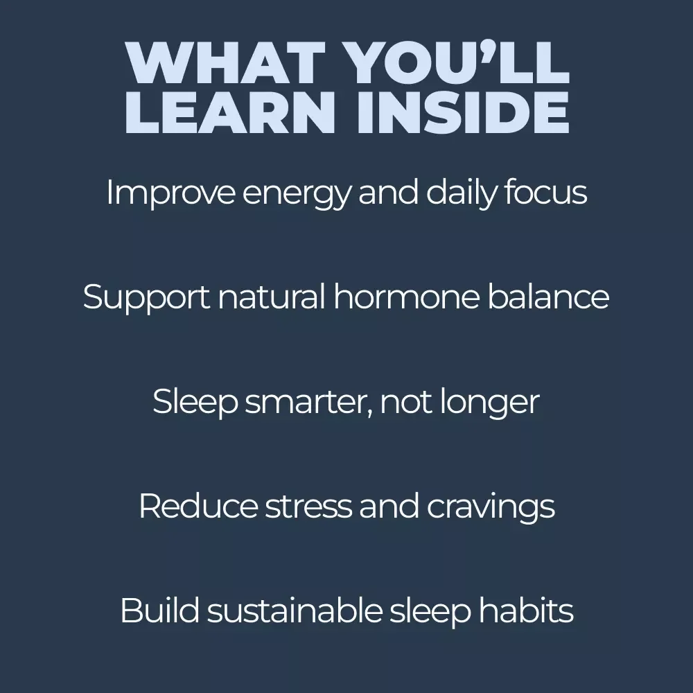How Sleep Shapes Your Hormones – Science-Backed Ebook on Sleep and Hormone Control, Circadian Rhythm Health, Energy, Stress & Metabolic Balance