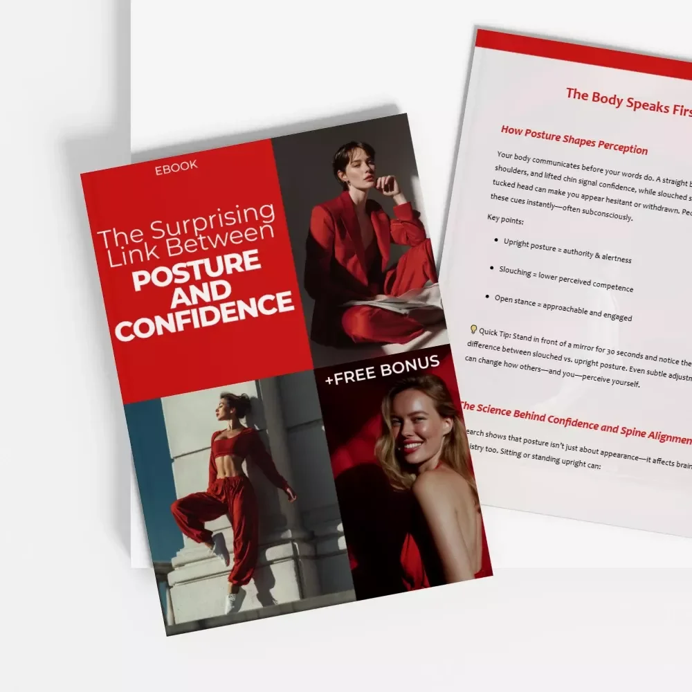 The Surprising Link Between Posture and Confidence | Practical Ebook on the posture and confidence link for Presence, Self-Belief & Daily Confidence