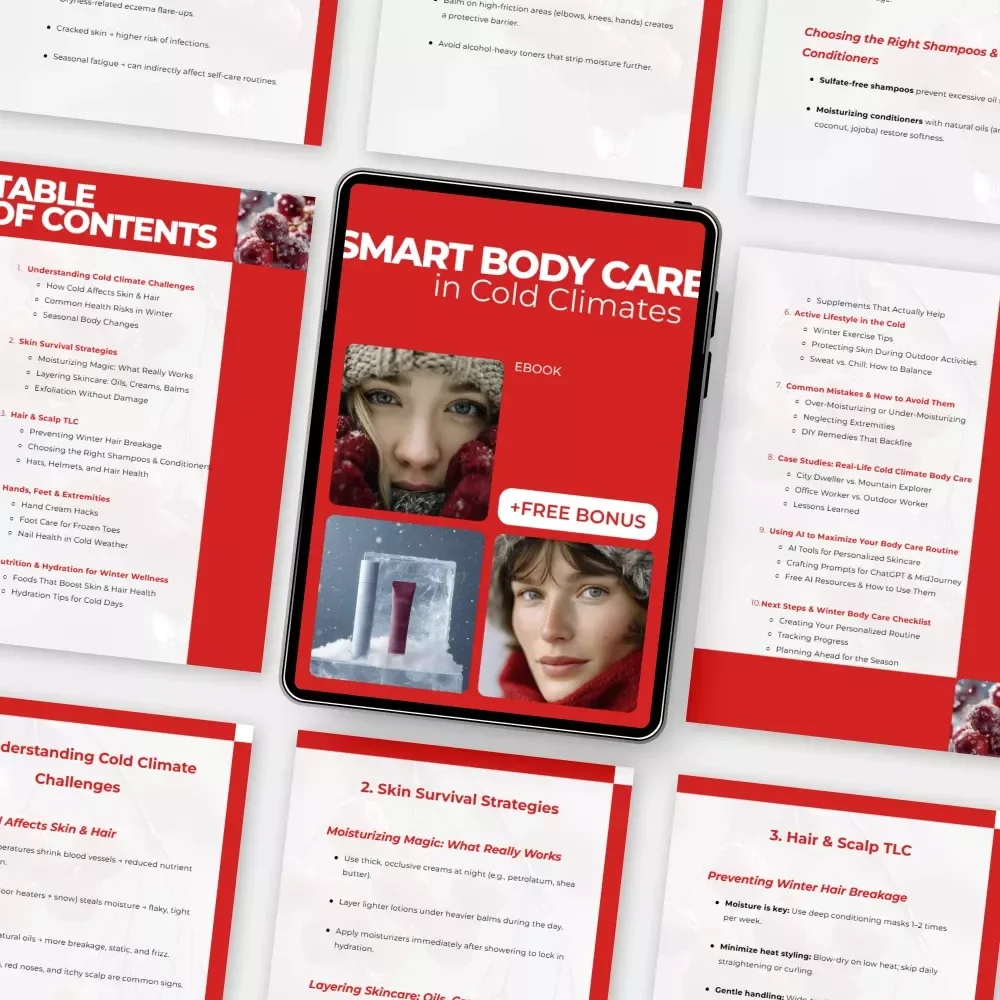 Smart Body Care in Cold Climates – Practical Winter Wellness eBook for Healthy Skin, Hair & Cold Weather Living