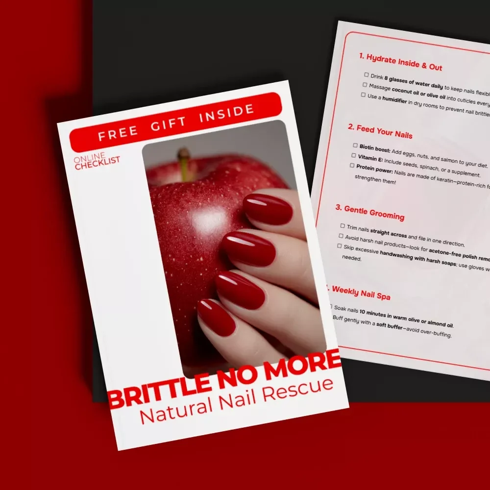 Brittle No More: Natural Nail Rescue - Digital Guide for Strong, Healthy Nails