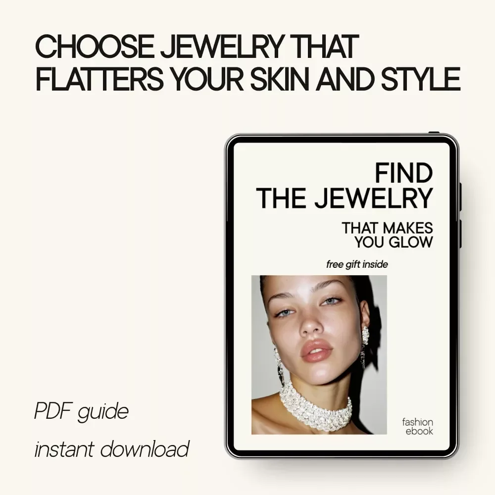 Find the Jewelry That Makes You Glow – Jewelry Guide eBook & Checklist, Skin Undertone Gold vs Silver Digital Download