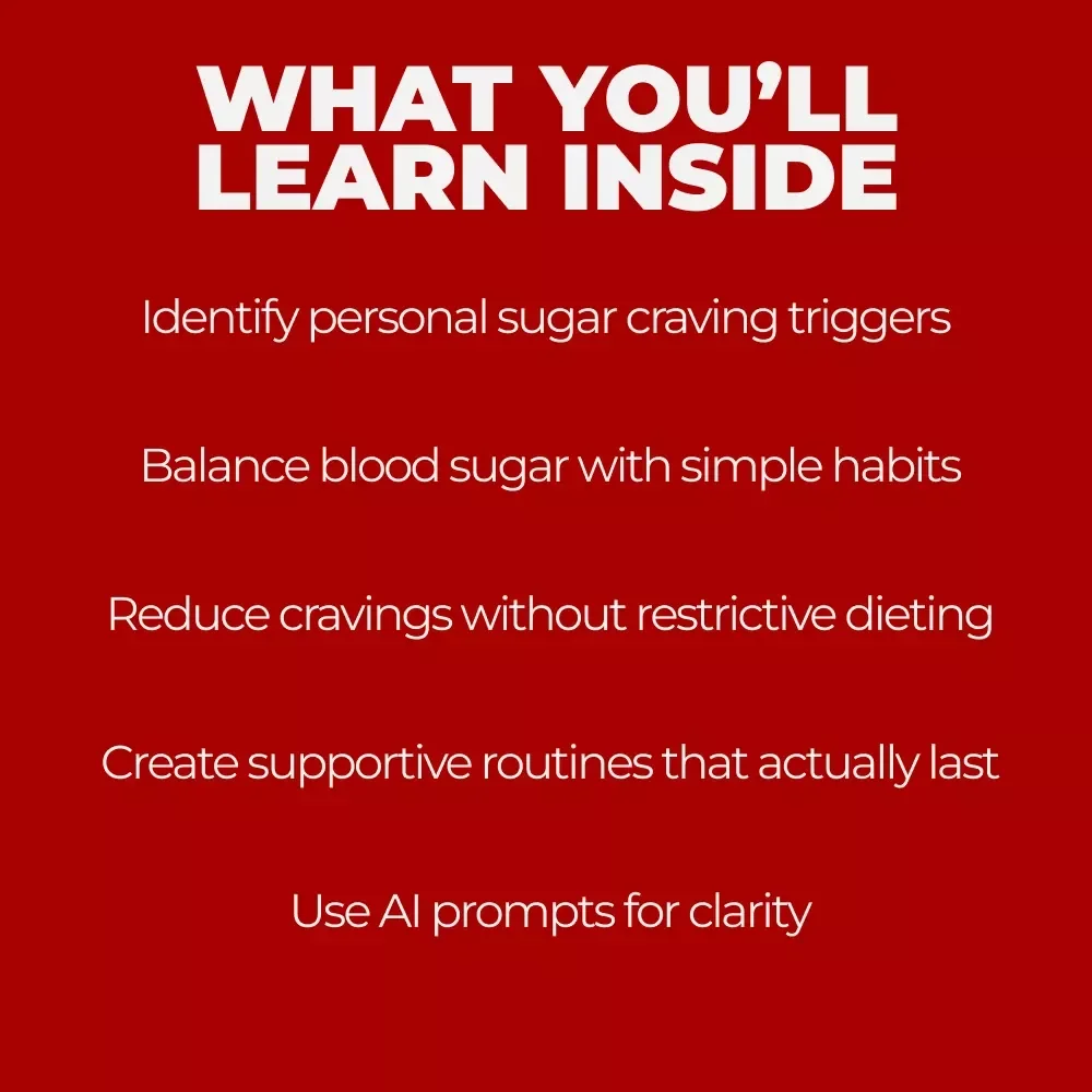 Sweet Pulls, Hidden Reasons, Real Solutions – A Practical Guide to Sugar Cravings Causes, Habits & Sustainable Change