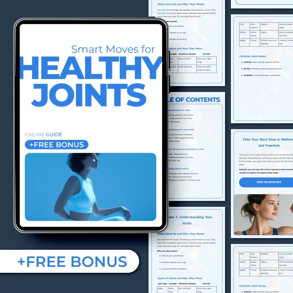Smart Moves for Healthy Joints – Practical Guide to Joint Care and Workout Safety, Safe Exercises, Injury Prevention & AI-Powered Fitness Planning