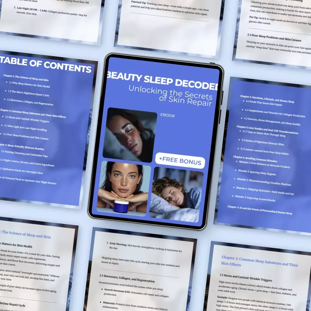Beauty Sleep Decoded: Unlocking the Secrets of Skin Repair | Sleep and Skin Repair Science eBook for Glowing, Youthful Skin