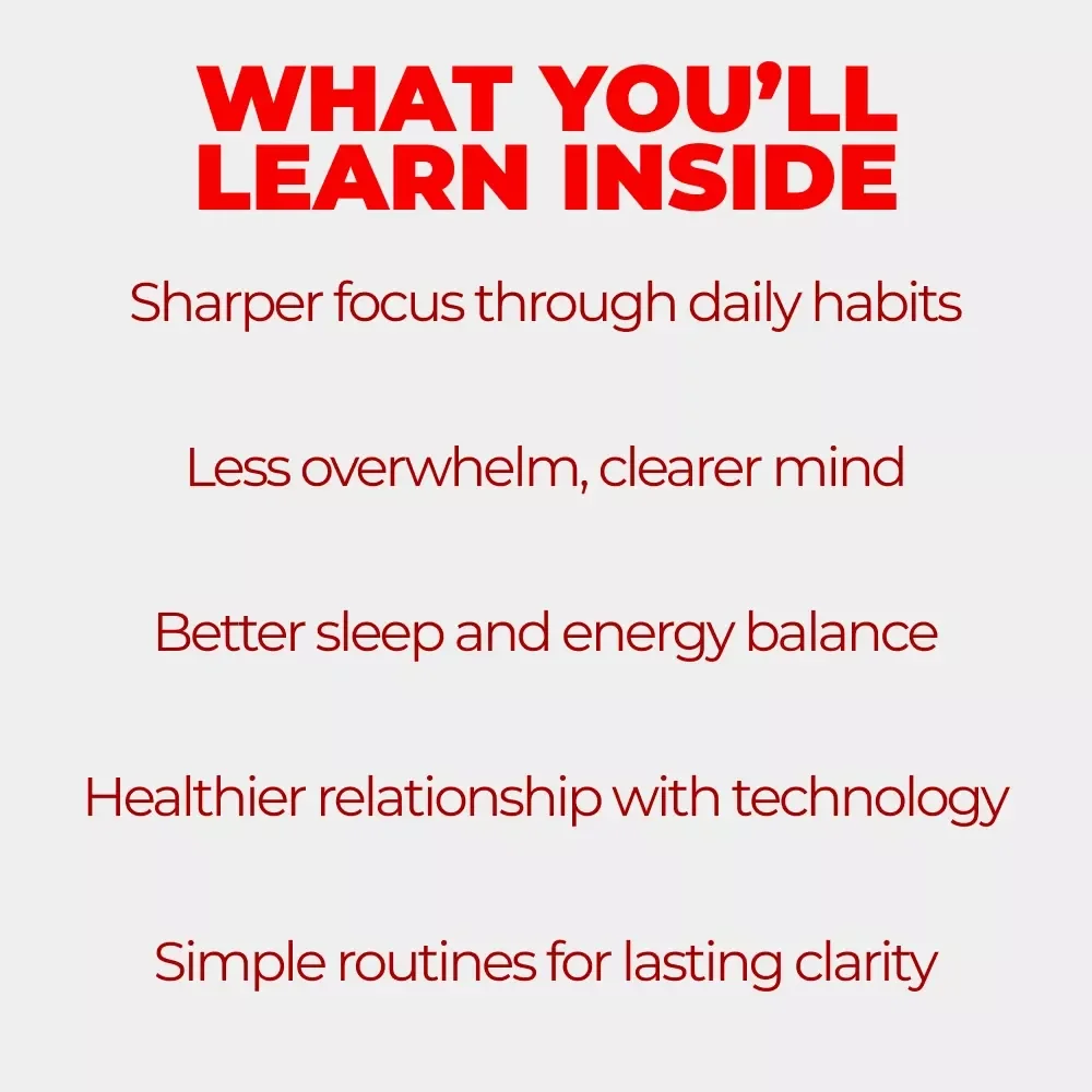 Detox and Mental Clarity | A Practical Ebook Guide to Detox and Mental Clarity for Focus, Mind Reset, and Digital Detox