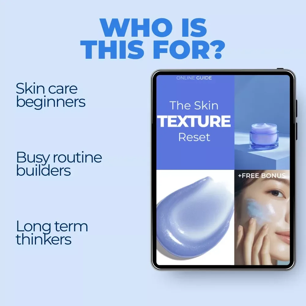 The Skin Texture Reset | Skincare for Improving Texture Guide, Smooth Skin Routine, Digital Skincare Download
