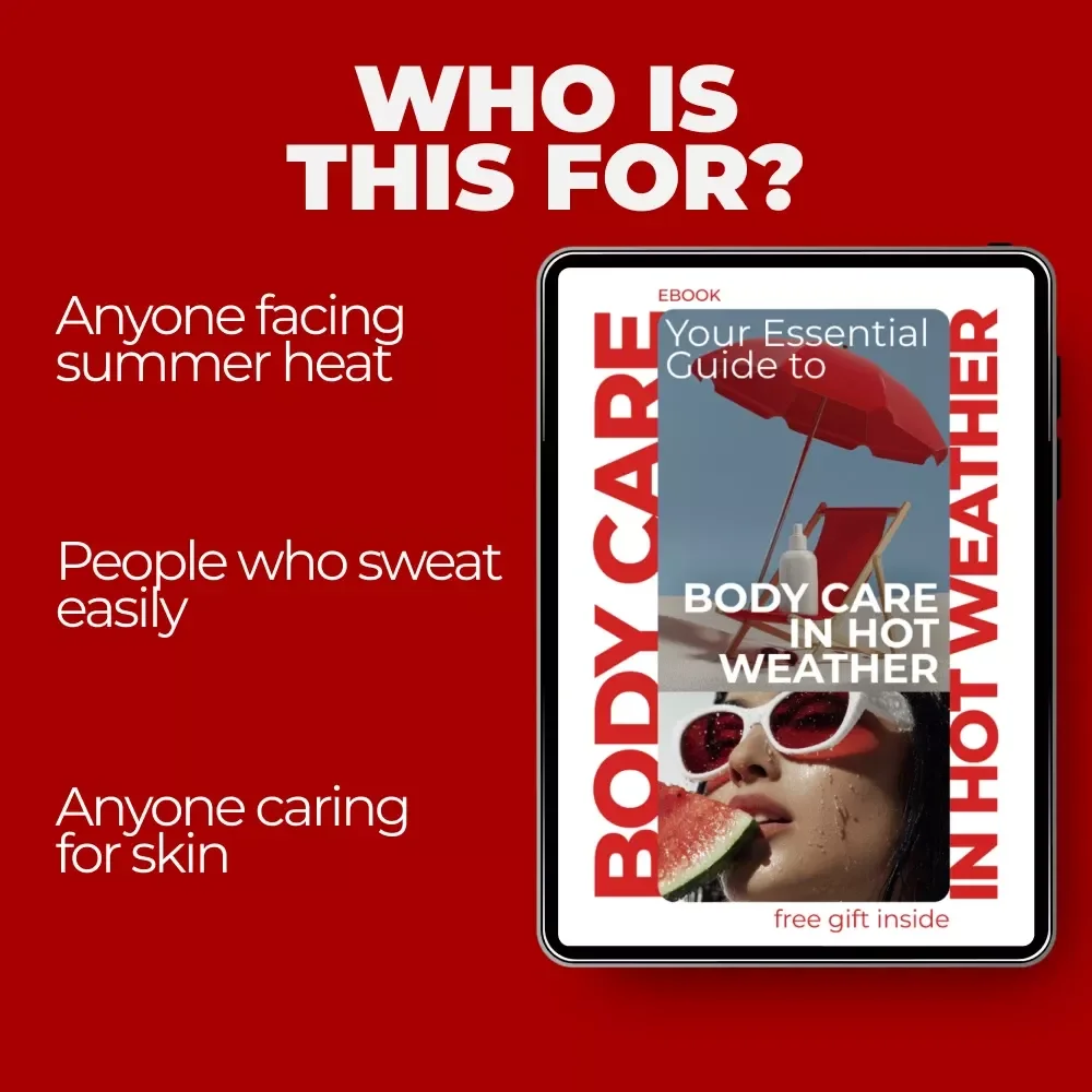 Your Essential Guide to Body Care in Hot Weather | Practical Summer Wellness eBook, Daily Heat Care Routine, Skin, Hydration & Sun Protection Guide