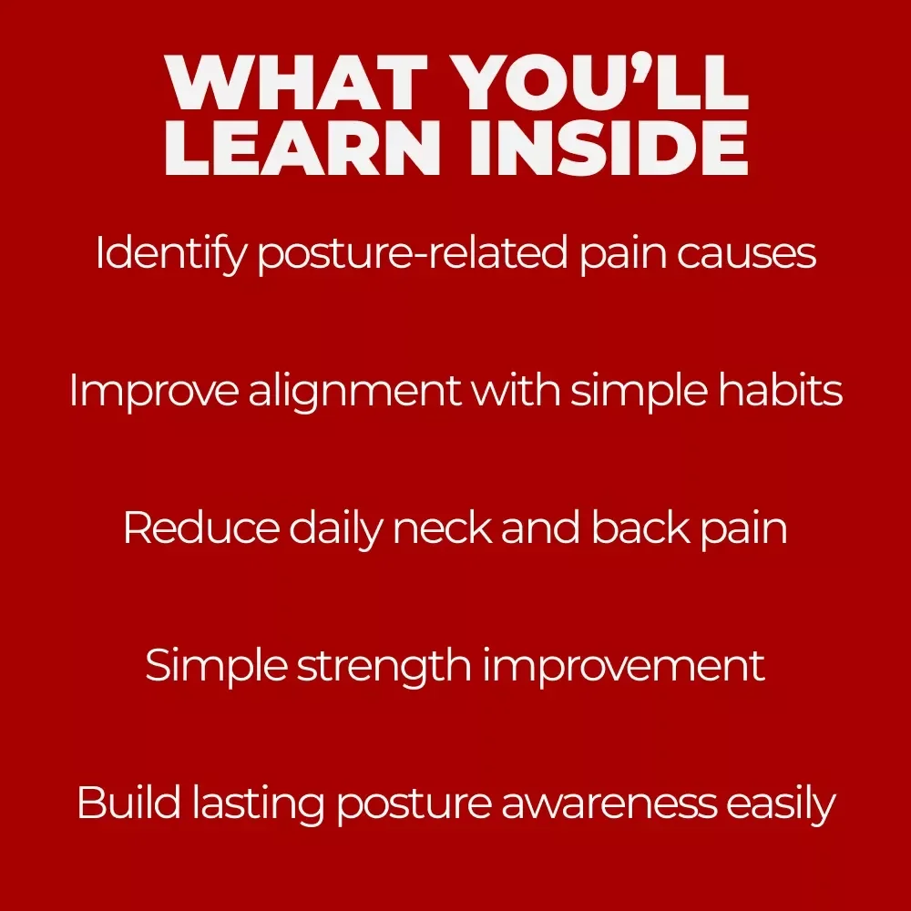 How Posture Shapes Pain and Your Body – Practical Ebook Guide on posture pain and body shape, Alignment, Everyday Habits & Simple Corrections