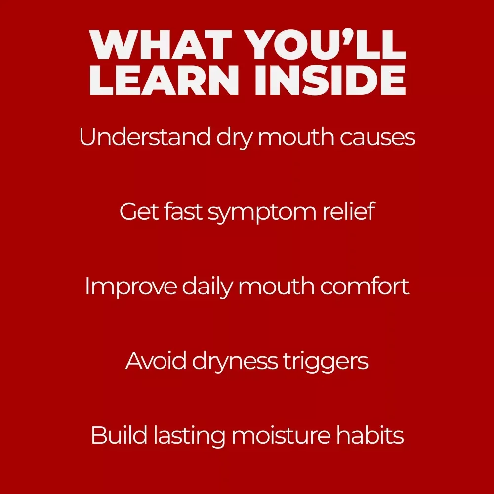 How to Stop Mouth Dryness – Practical Guide for Everyday Relief, Mouth Dryness What to Do Solutions, Simple Habits & Long-Term Comfort