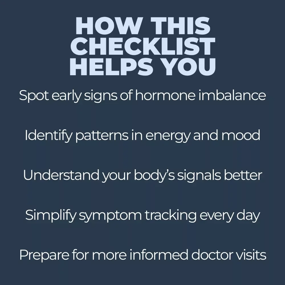 Your Hormonal Health Checklist – Digital Hormone Balance Tracker, Women’s Wellness Guide, Printable Self-Care Checklist, Body Awareness & Symptom Tracking Download