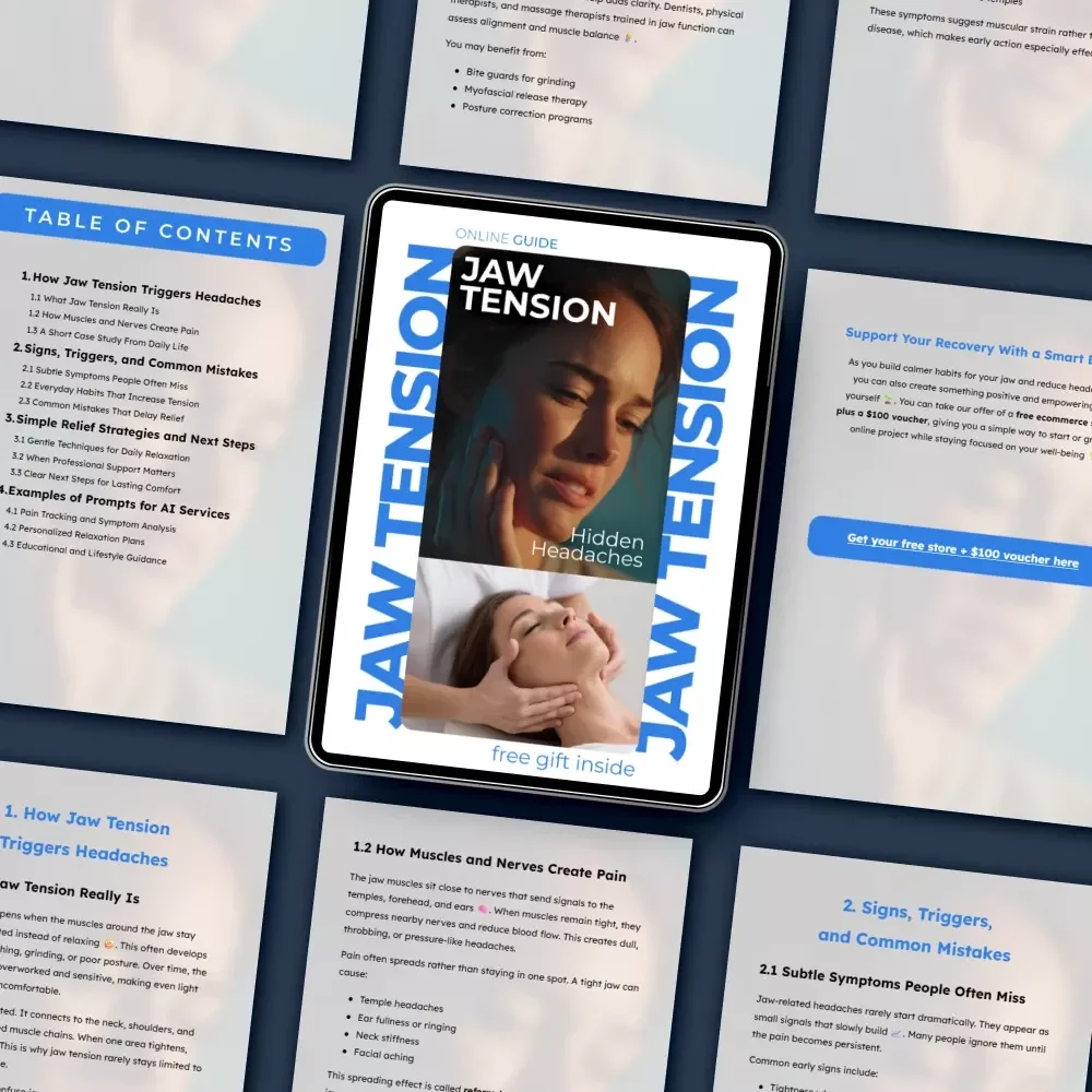 Jaw Tension, Hidden Headaches – A Practical Guide to Jaw Tension and Headaches Relief, Awareness, and Daily Comfort