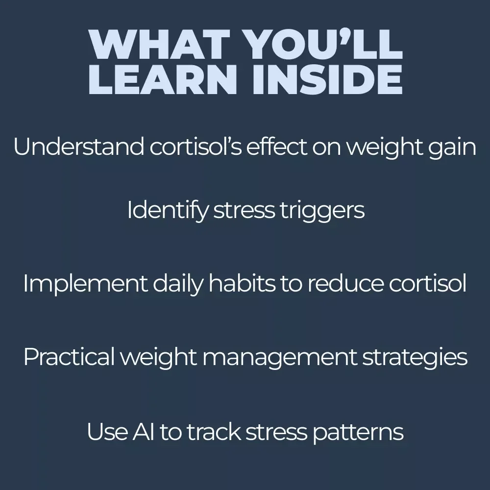 Cortisol, Stress, and Stubborn Weight: A Complete Guide to Managing Stress, Cortisol, and Belly Fat