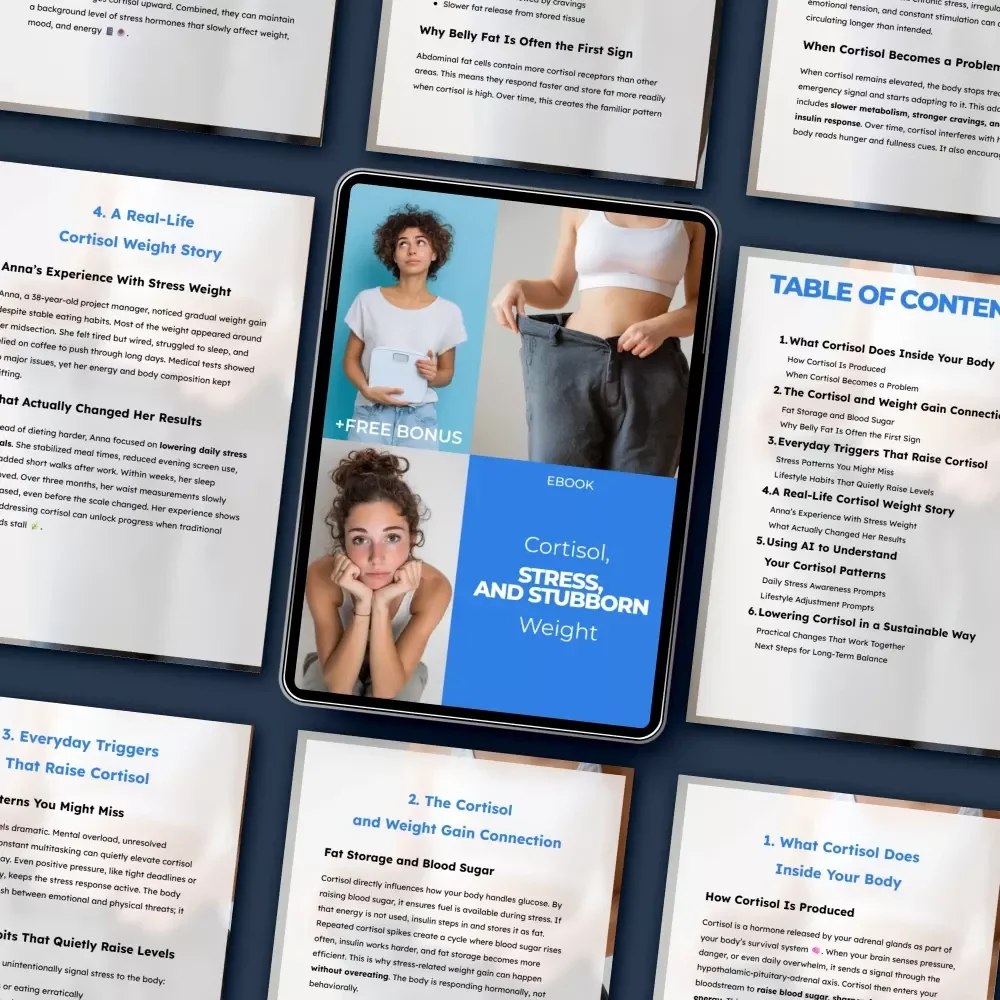 Cortisol, Stress, and Stubborn Weight: A Complete Guide to Managing Stress, Cortisol, and Belly Fat