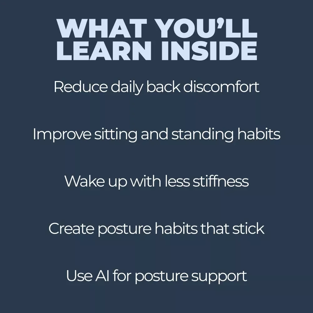 Better Posture for a Stronger Back – Practical Guide to Daily Alignment, Easy Posture Habits for Back Relief, Sitting, Standing & Sleeping Smarter