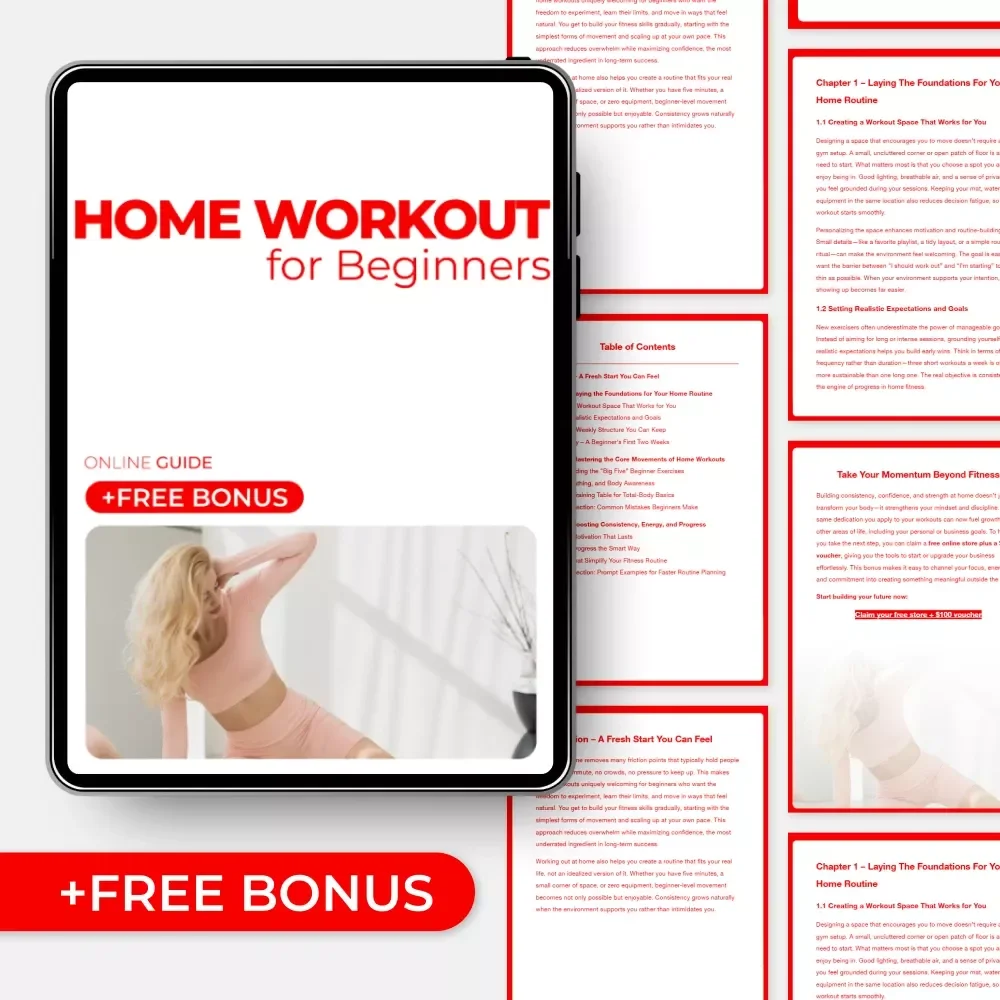 Home Workout for Beginners: Your Ultimate Fitness Routine for Beginners at Home Guide